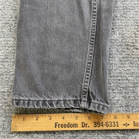 Vintage Levis 560 Jeans Mens 34x32 Faded Black Loose Fit Tapered Leg Skater Y2K - Picture 3 of 15